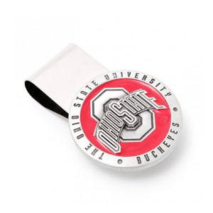 Pewter Ohio State University Buckeyes Money Clip